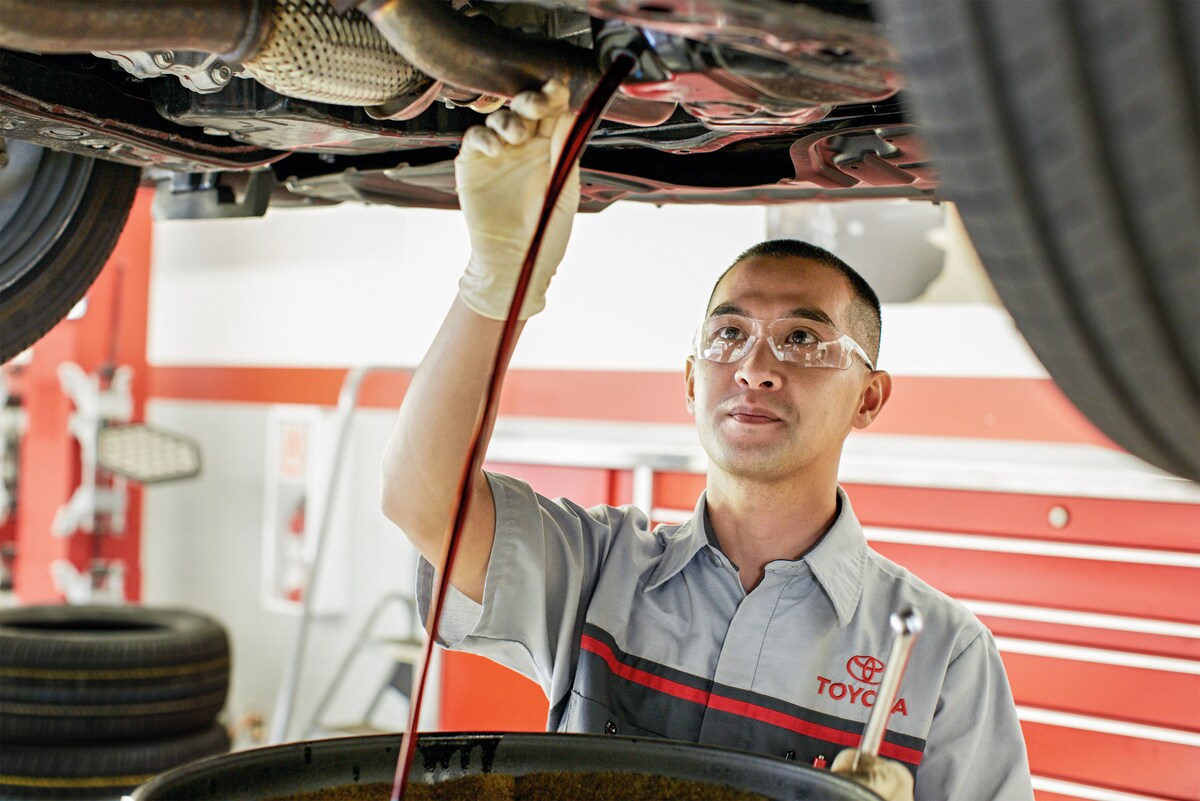 Service technician giving thumbs up.