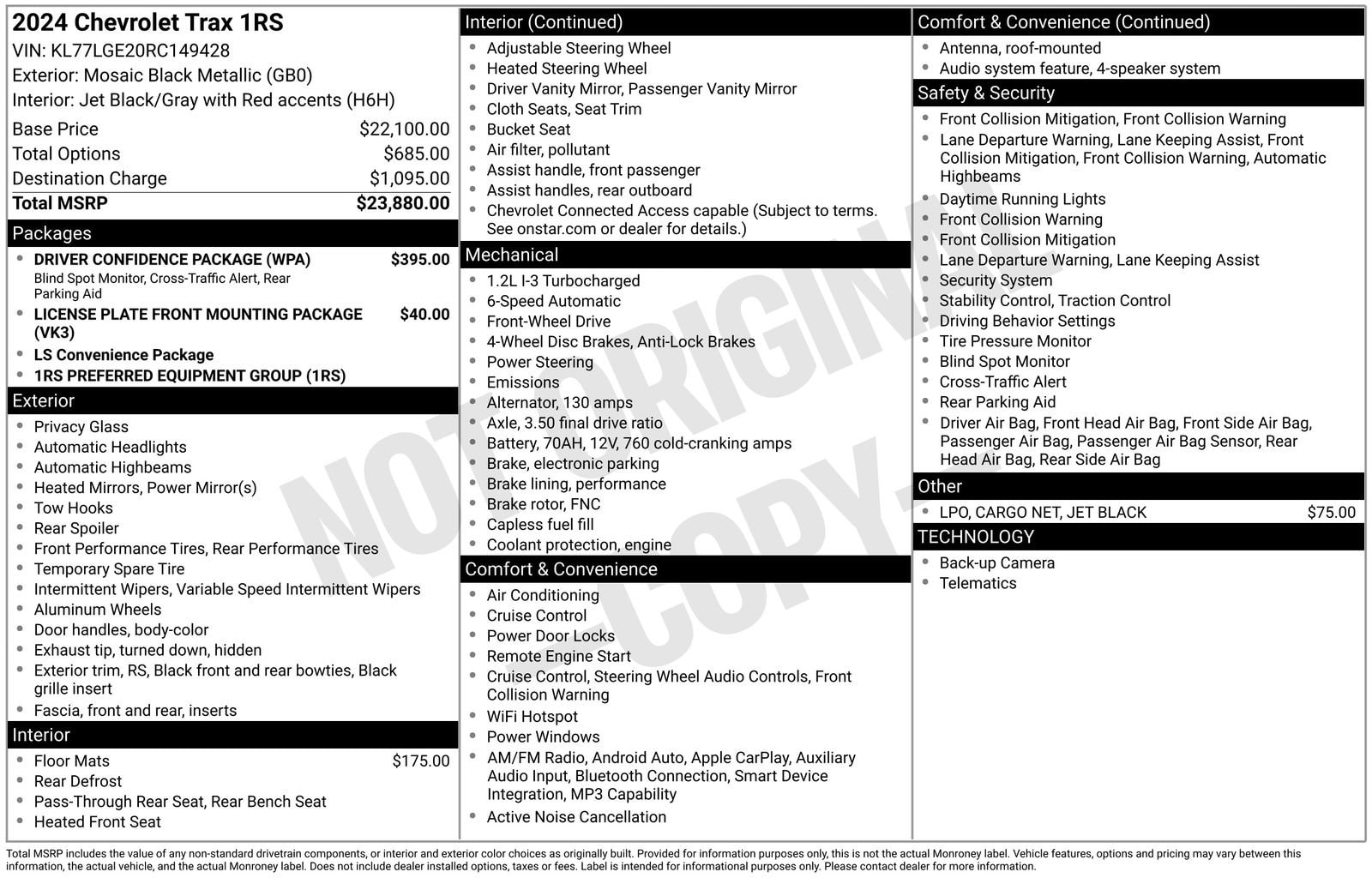 Thumbnail: 2024 Chevrolet Trax - 33