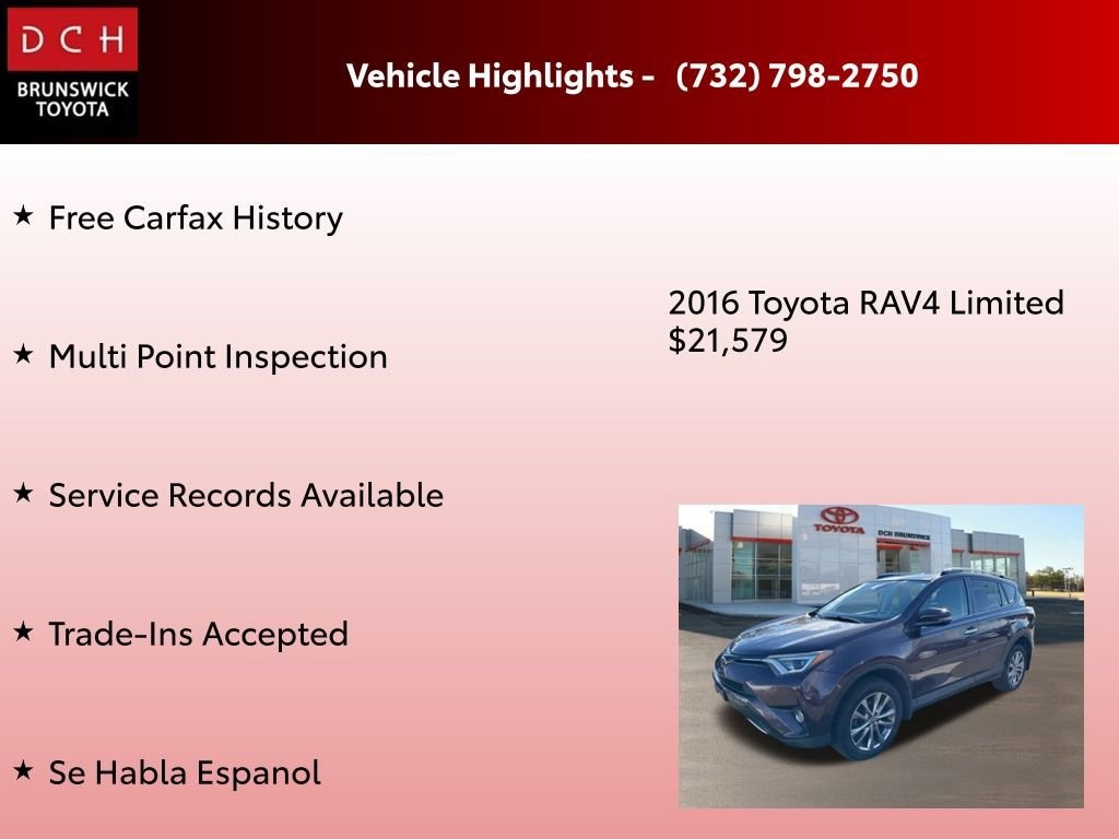 Used 2016 Toyota RAV4 Limited SUV