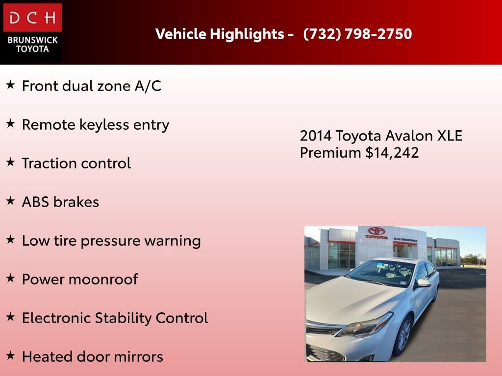 Used 2014 Toyota Avalon XLE Premium Sedan