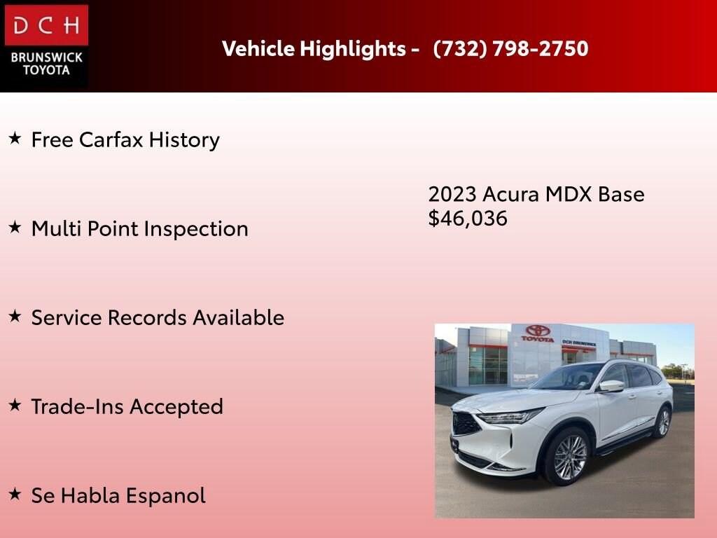 Used 2023 Acura MDX SH-AWD Advance Package SUV
