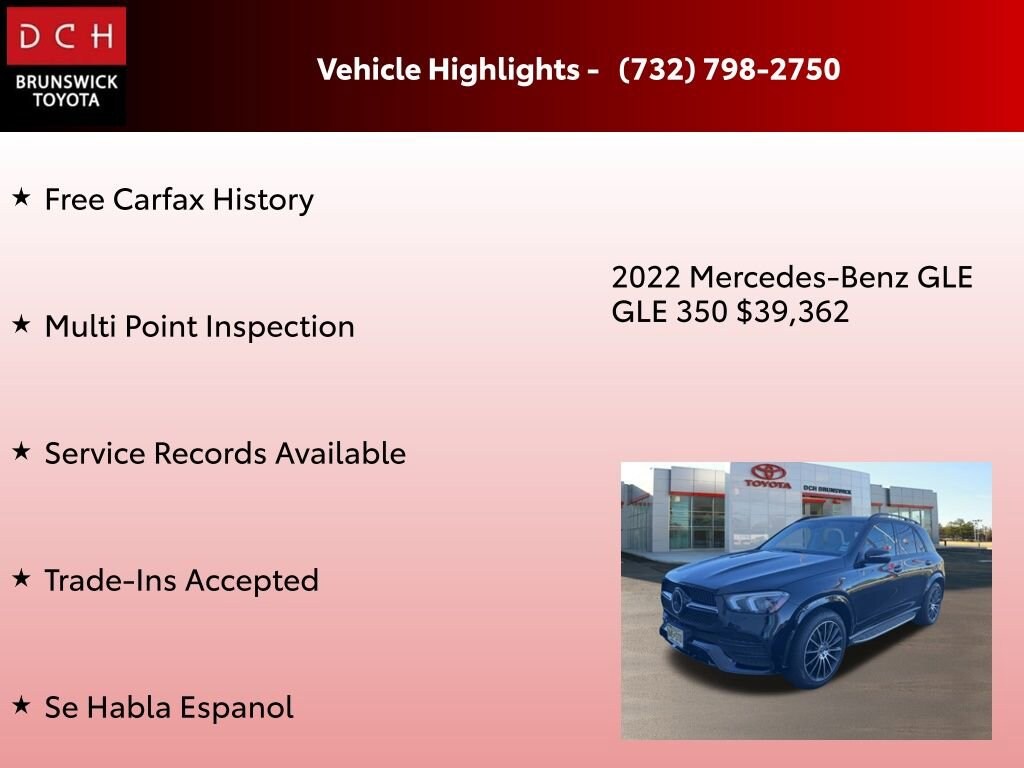 Used 2022 Mercedes-Benz GLE 350 4MATIC SUV