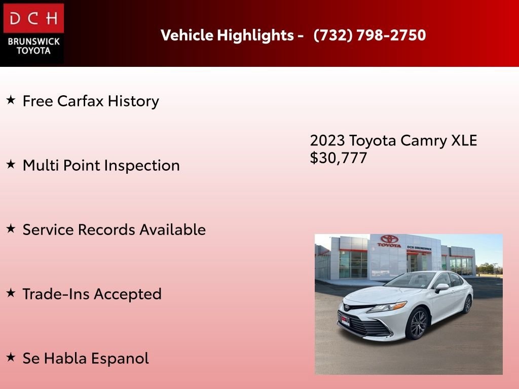 Certified 2023 Toyota Camry XLE Sedan
