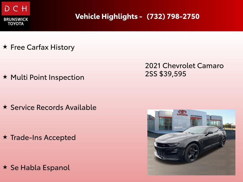 Used 2021 Chevrolet Camaro 2SS Coupe