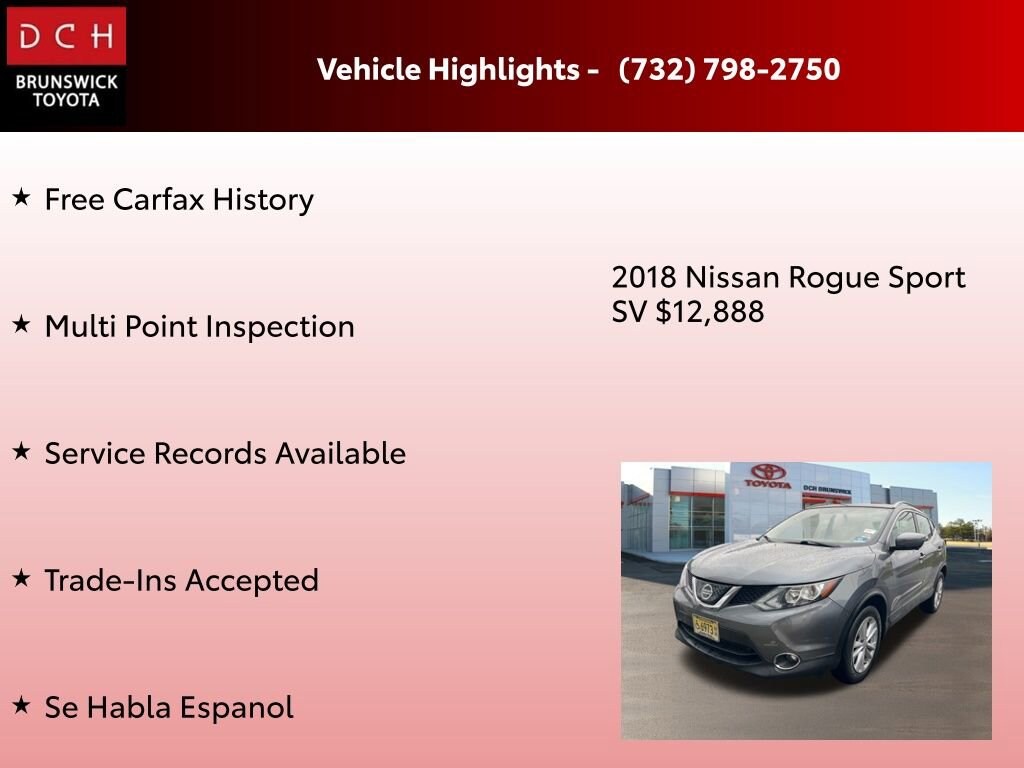Used 2018 Nissan Rogue Sport SV SUV