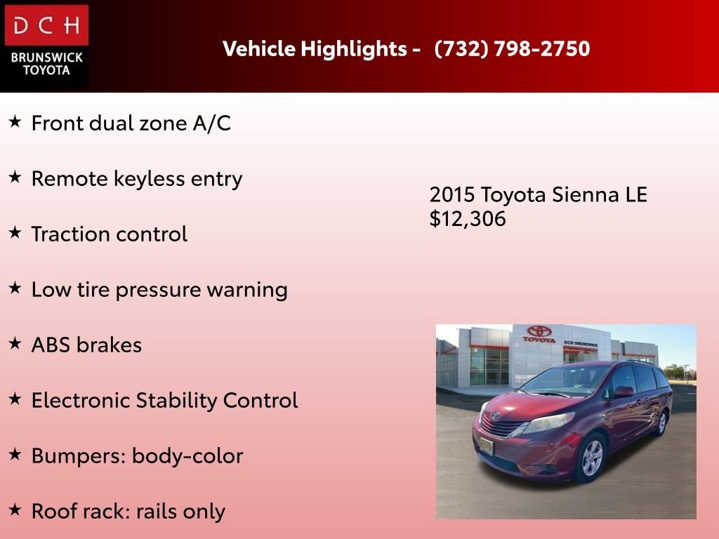 Used 2015 Toyota Sienna L Van