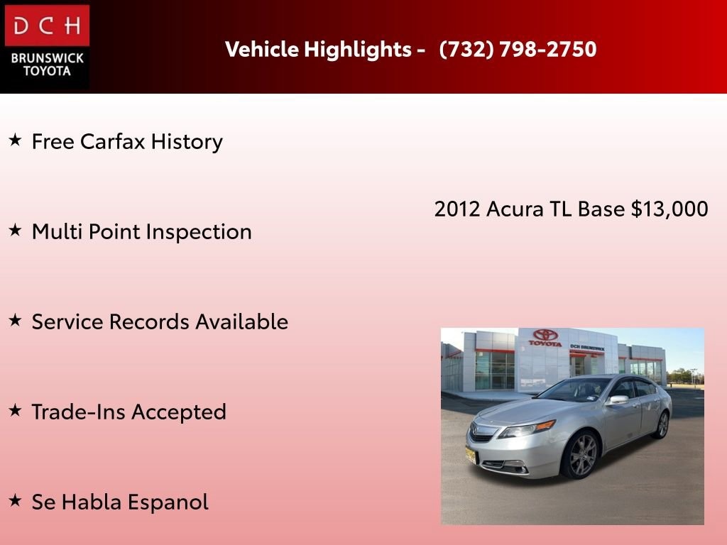 Used 2012 Acura TL 3.7 w/Advance Package Sedan