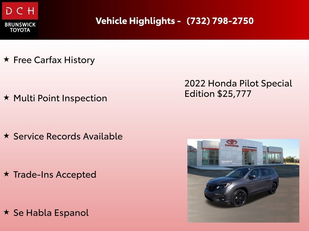 Used 2022 Honda Pilot Special Edition SUV