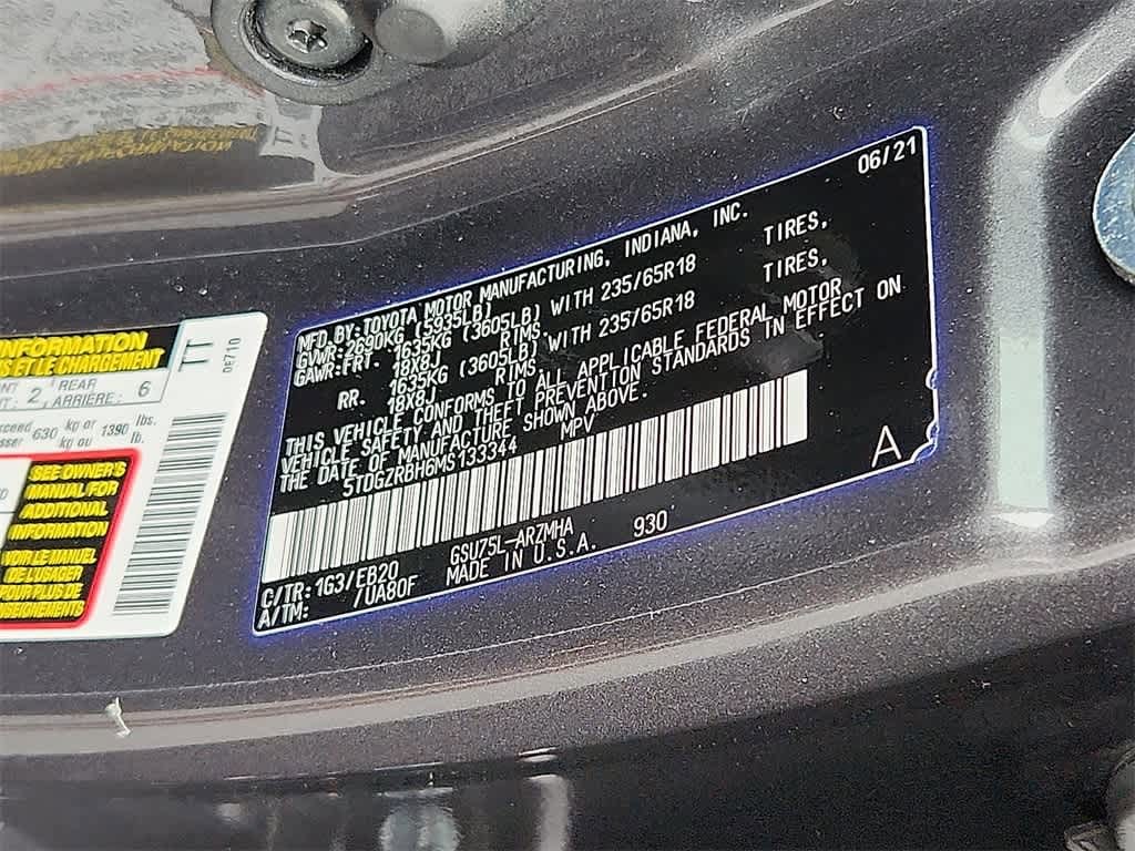 Thumbnail: 2021 Toyota Highlander - 33