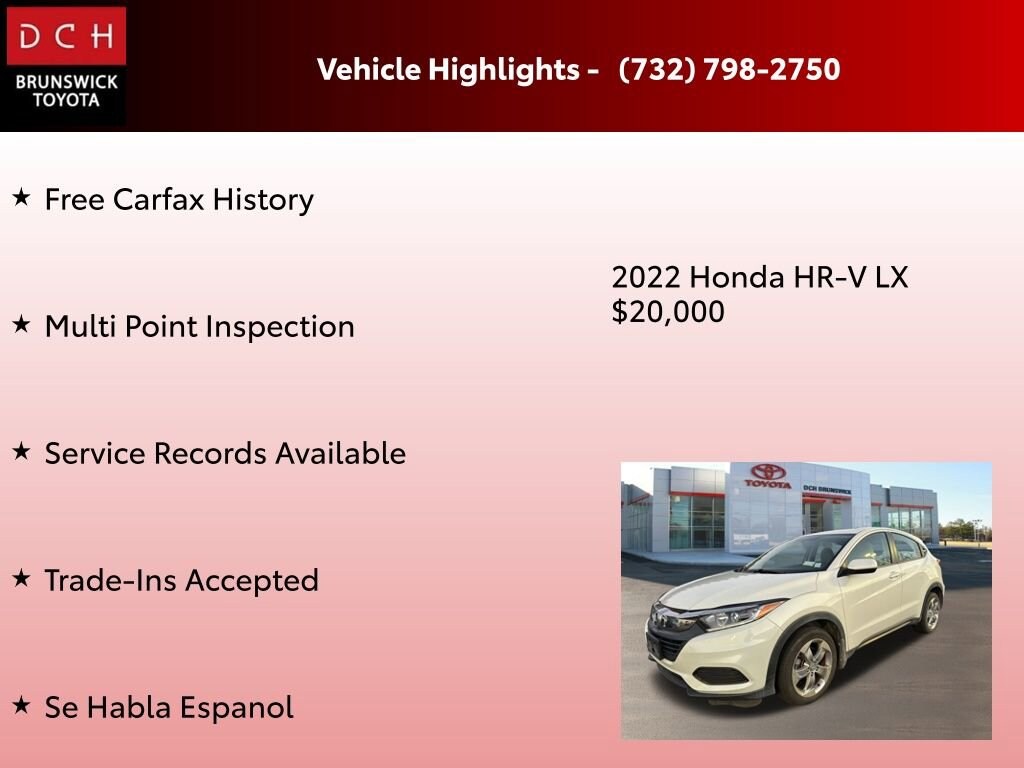 Used 2022 Honda HR-V LX AWD SUV