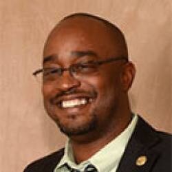 Staff member Russell Hill II from ID_136673