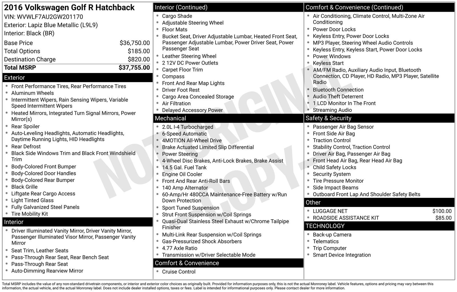 Thumbnail: 2016 Volkswagen Golf - 33