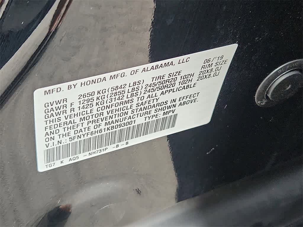 Thumbnail: 2019 Honda Pilot - 28