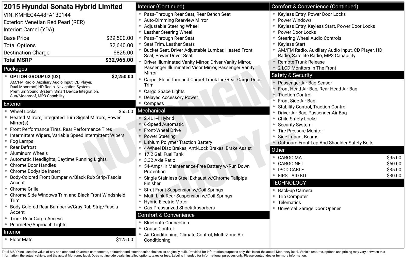 Thumbnail: 2015 Hyundai Sonata - 35