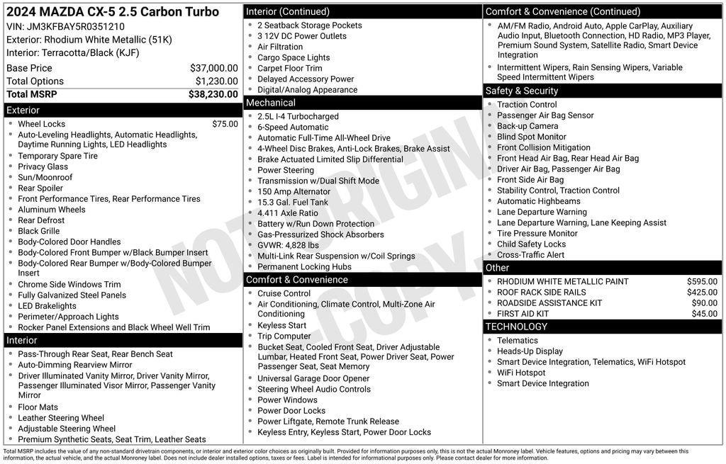 Thumbnail: 2024 Mazda CX-5 - 34