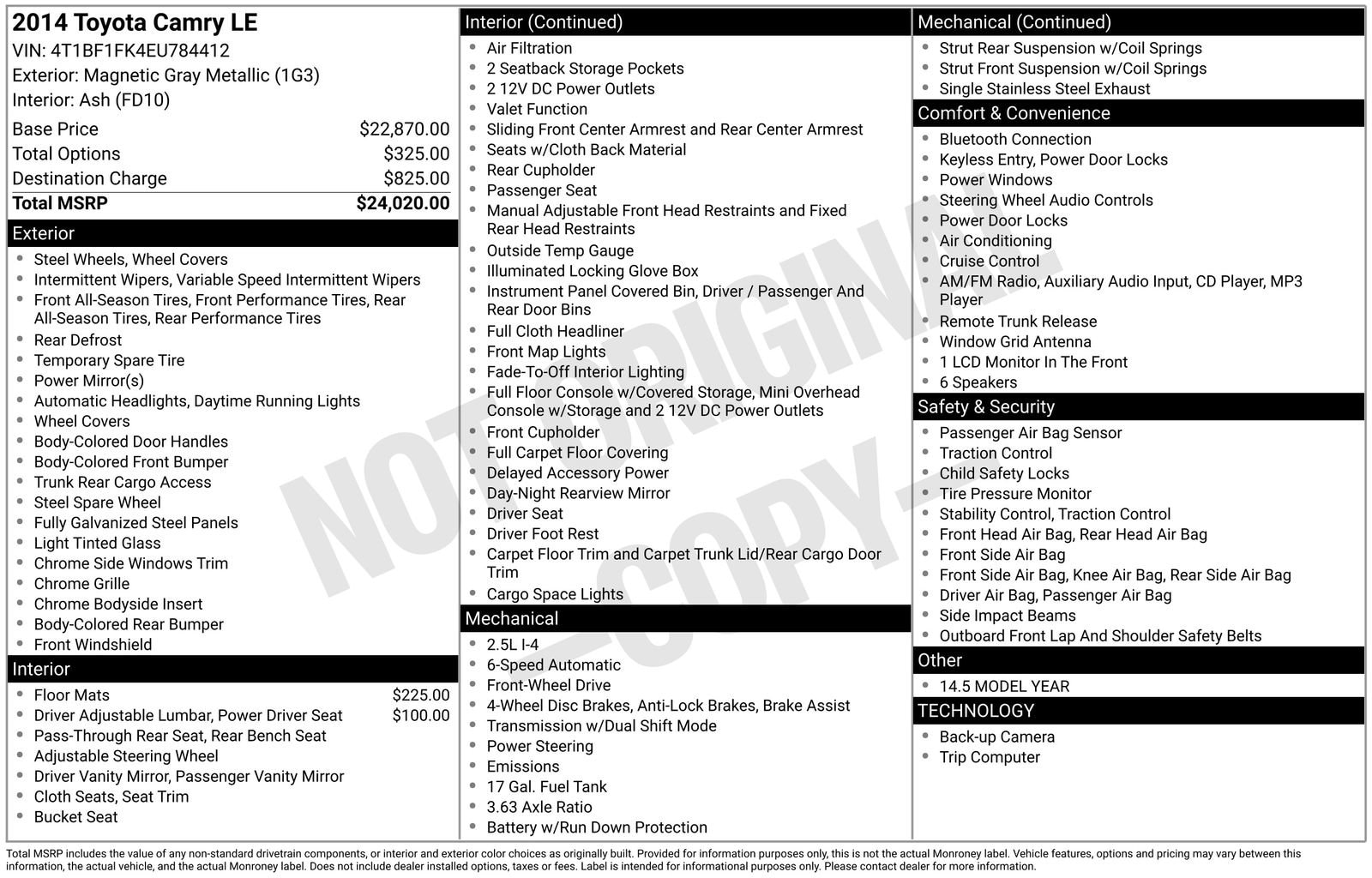Thumbnail: 2014 Toyota Camry - 32