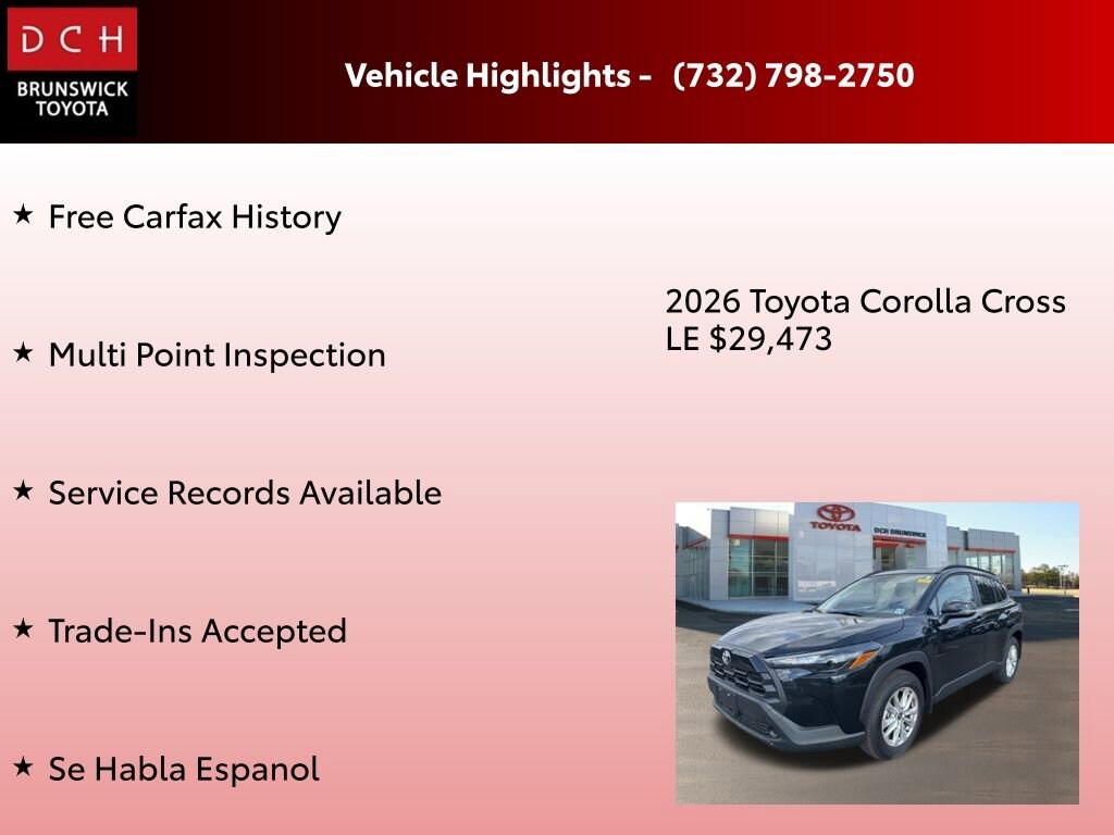Used 2026 Toyota Corolla Cross LE SUV