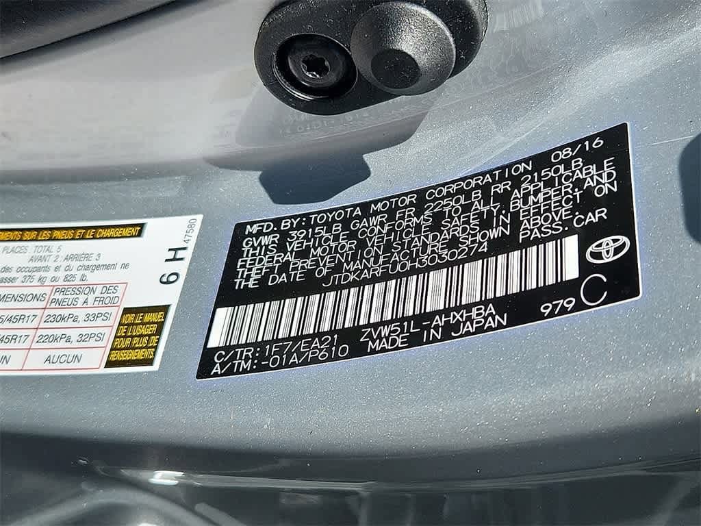 Thumbnail: 2017 Toyota Prius - 33