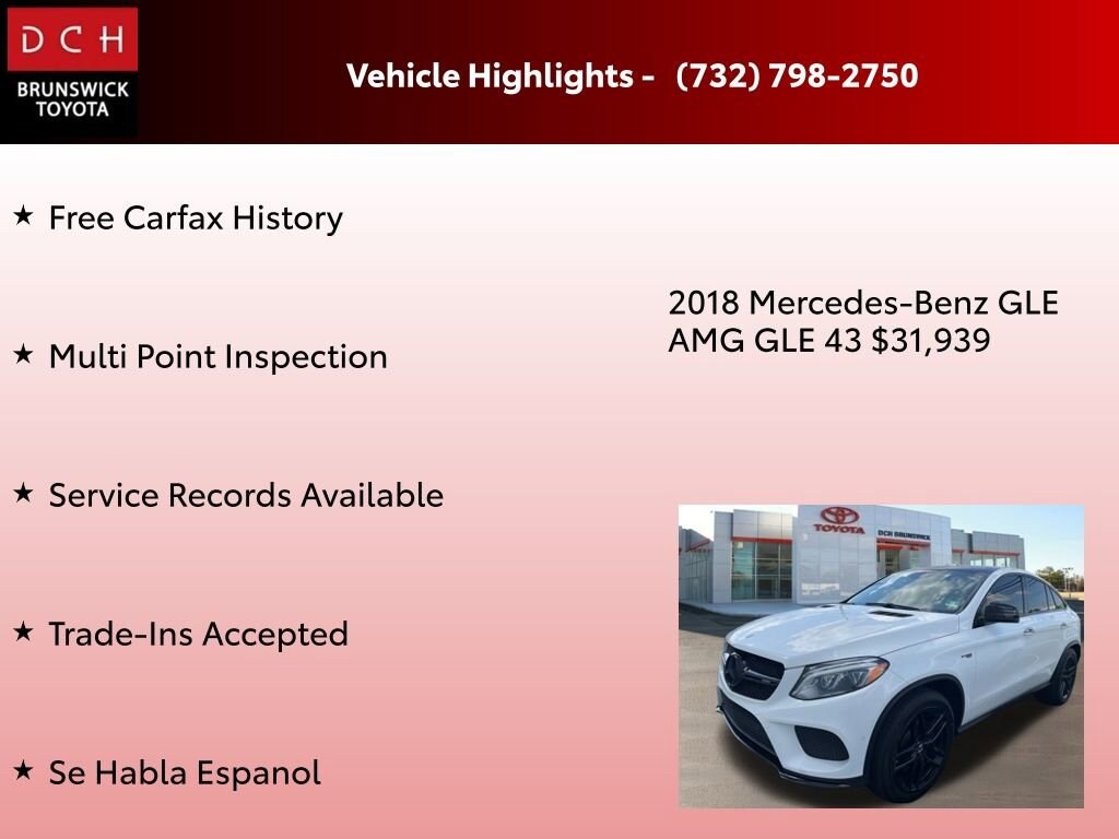 Used 2018 Mercedes-Benz AMG GLE 43 4MATIC SUV