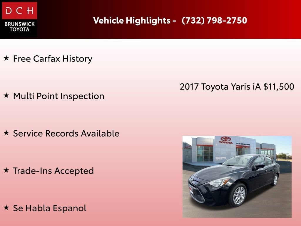 Used 2017 Toyota Yaris iA Base Sedan