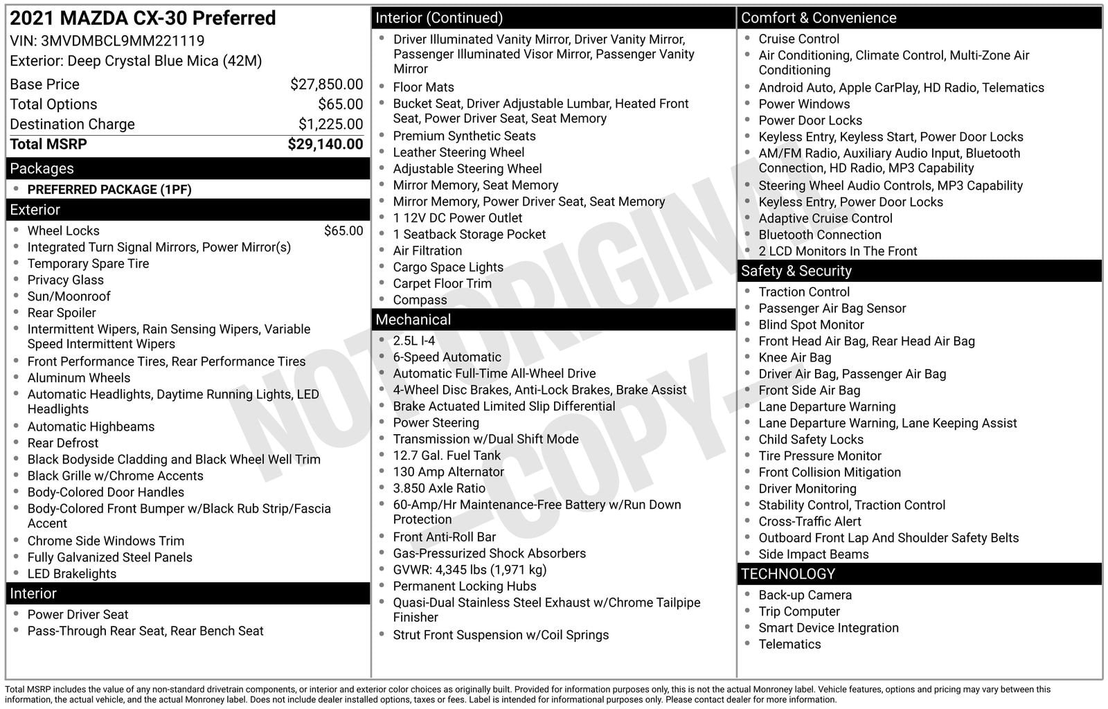 Thumbnail: 2021 Mazda CX-30 - 32