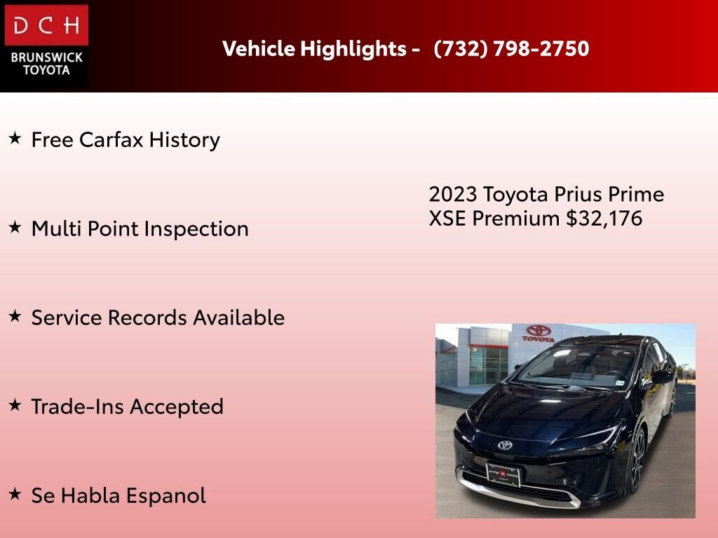 Used 2023 Toyota Prius Prime XSE Premium Hatchback