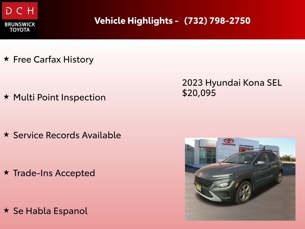Used 2023 Hyundai Kona SEL SUV