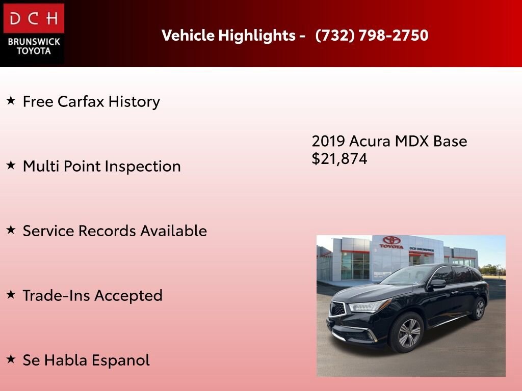 Used 2019 Acura MDX 3.5L SUV