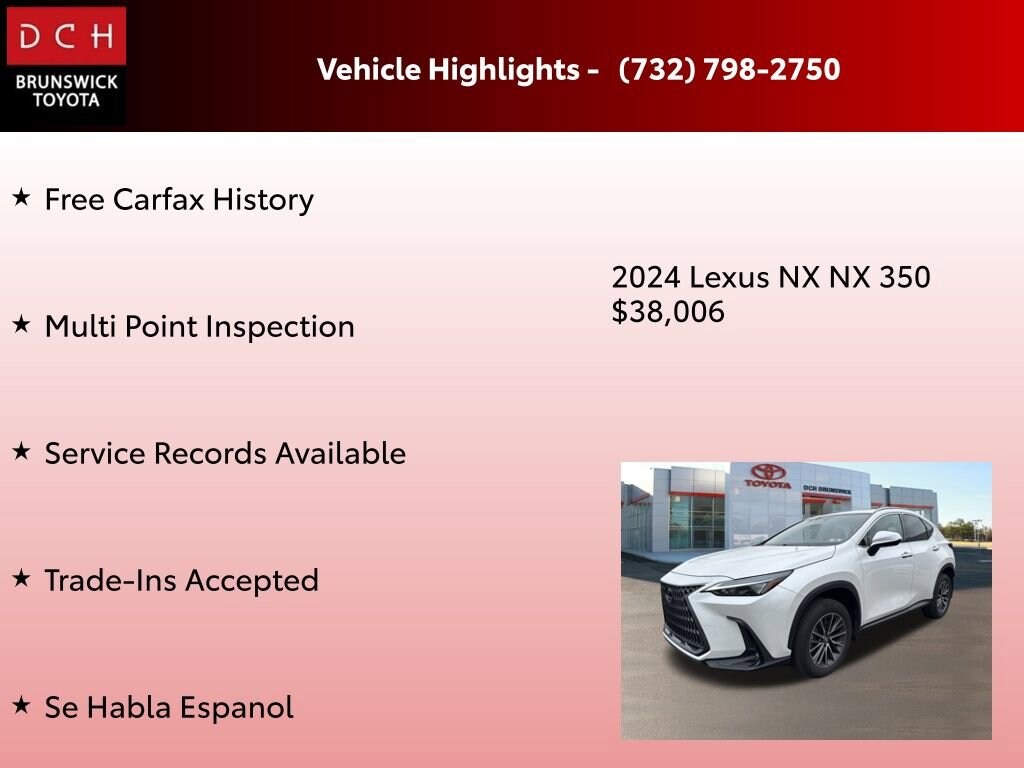 Used 2024 Lexus NX 350  SUV