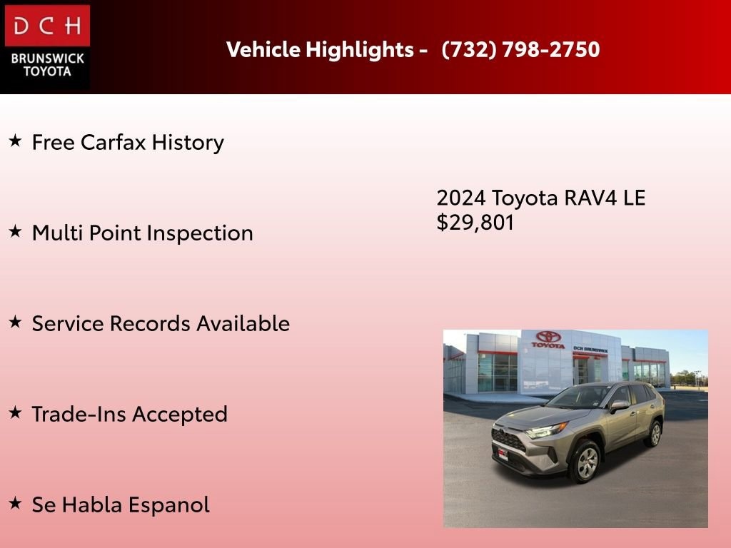 Used 2024 Toyota RAV4 LE SUV