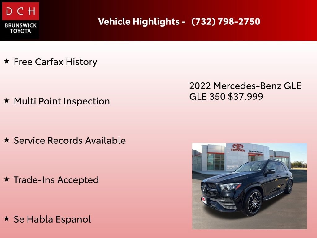 Used 2022 Mercedes-Benz GLE 350 4MATIC SUV