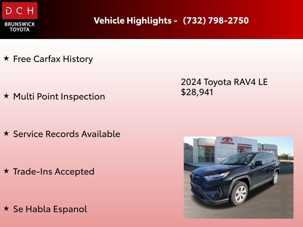 Used 2024 Toyota RAV4 LE SUV