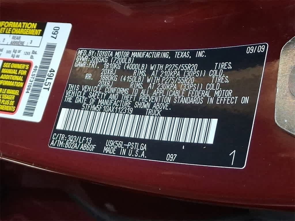 Thumbnail: 2010 Toyota Tundra - 33