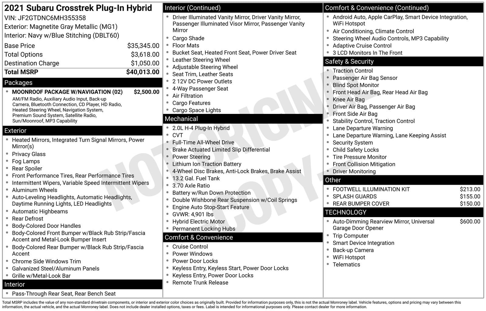Thumbnail: 2021 Subaru Crosstrek - 31