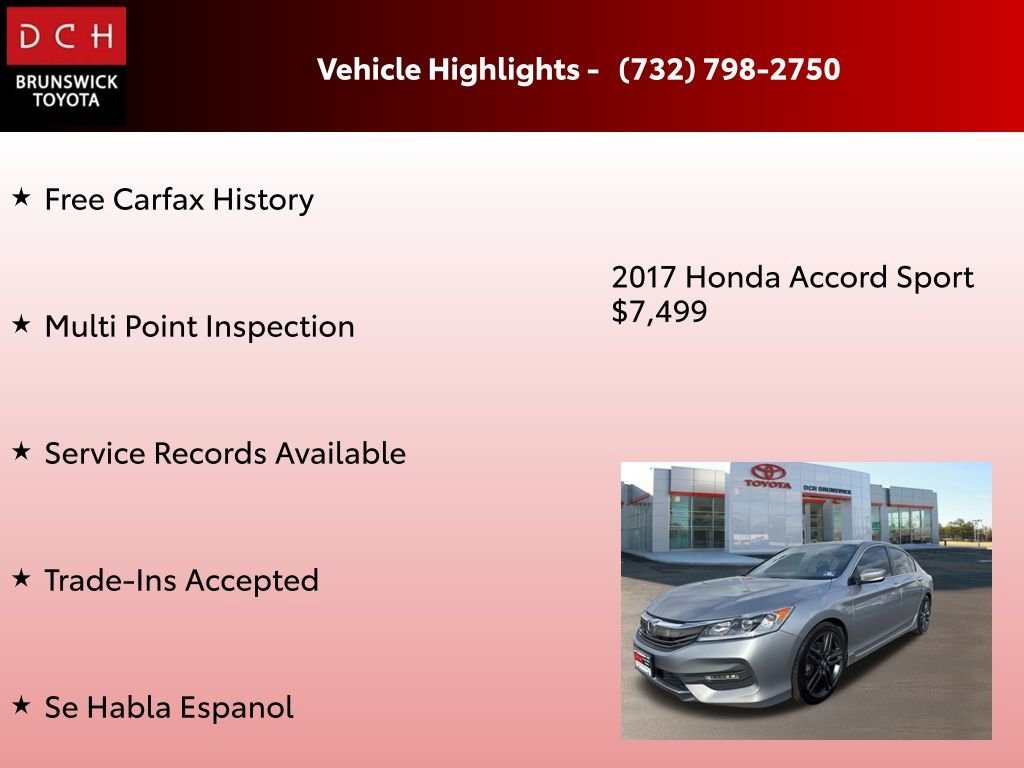 Used 2017 Honda Accord Sport Sedan