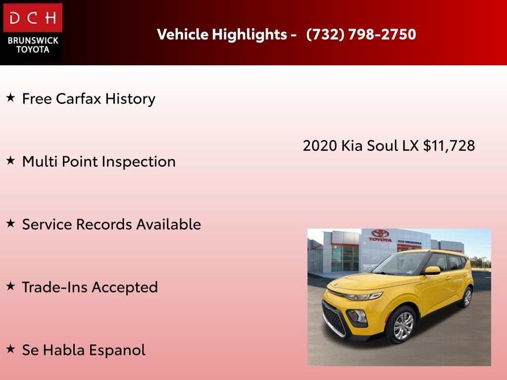 Used 2020 Kia Soul LX Hatchback