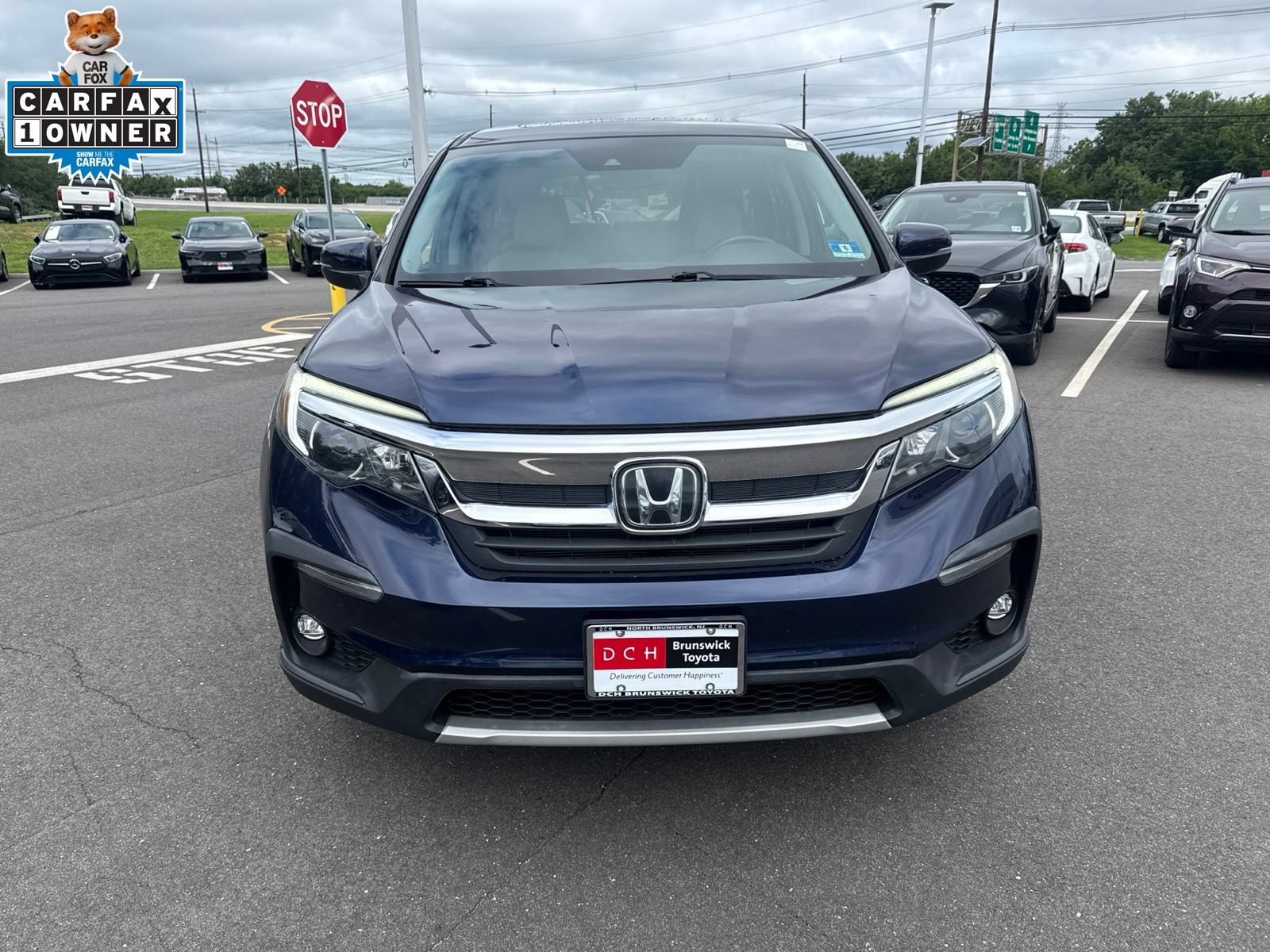 Used 2020 Honda Pilot EX-L with VIN 5FNYF6H54LB052175 for sale in North Brunswick Township, NJ