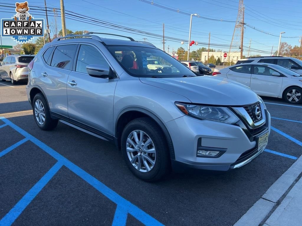 Used 2017 Nissan Rogue SV with VIN JN8AT2MV8HW002444 for sale in North Brunswick Township, NJ