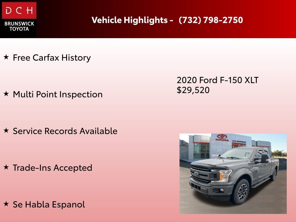 Used 2020 Ford F-150 XLT Truck SuperCab Styleside