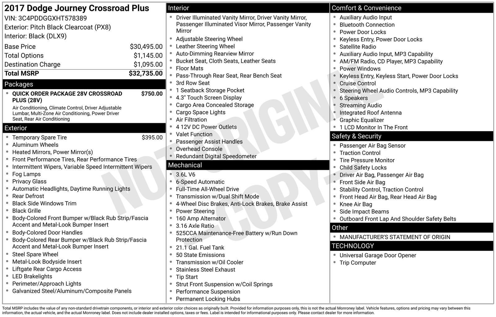 Thumbnail: 2017 Dodge Journey - 33