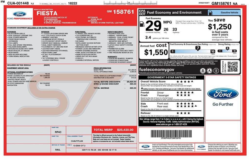 Thumbnail: 2016 Ford Fiesta - 28