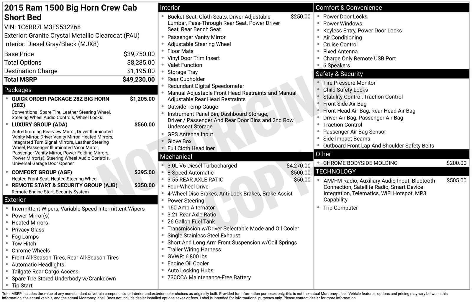 Thumbnail: 2015 RAM 1500 - 34