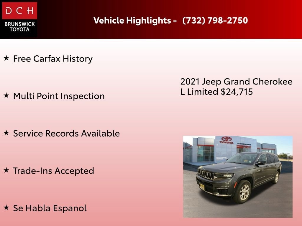 Used 2021 Jeep Grand Cherokee L Limited SUV