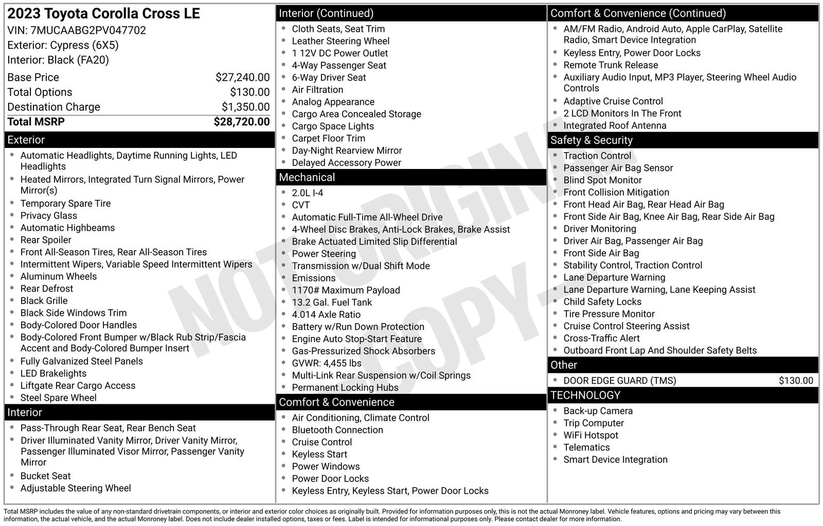 Thumbnail: 2023 Toyota Corolla Cross - 34