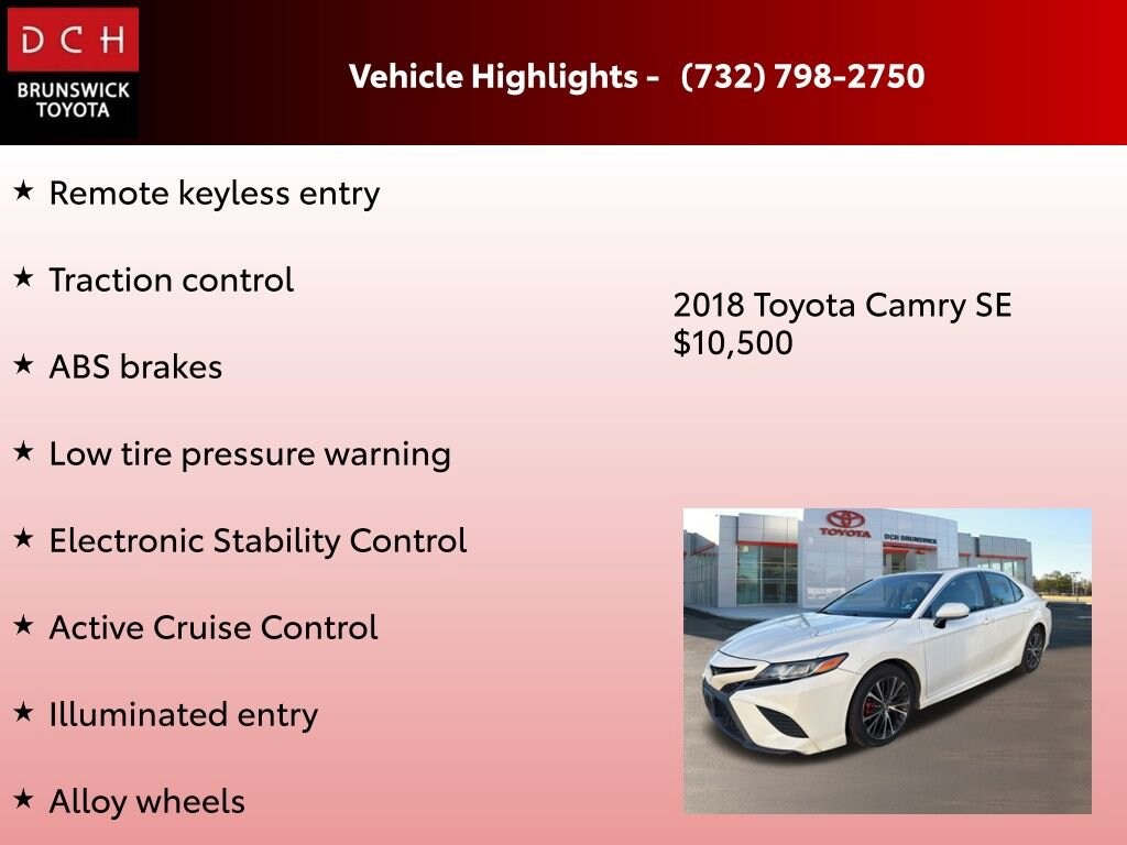 Used 2018 Toyota Camry L Sedan