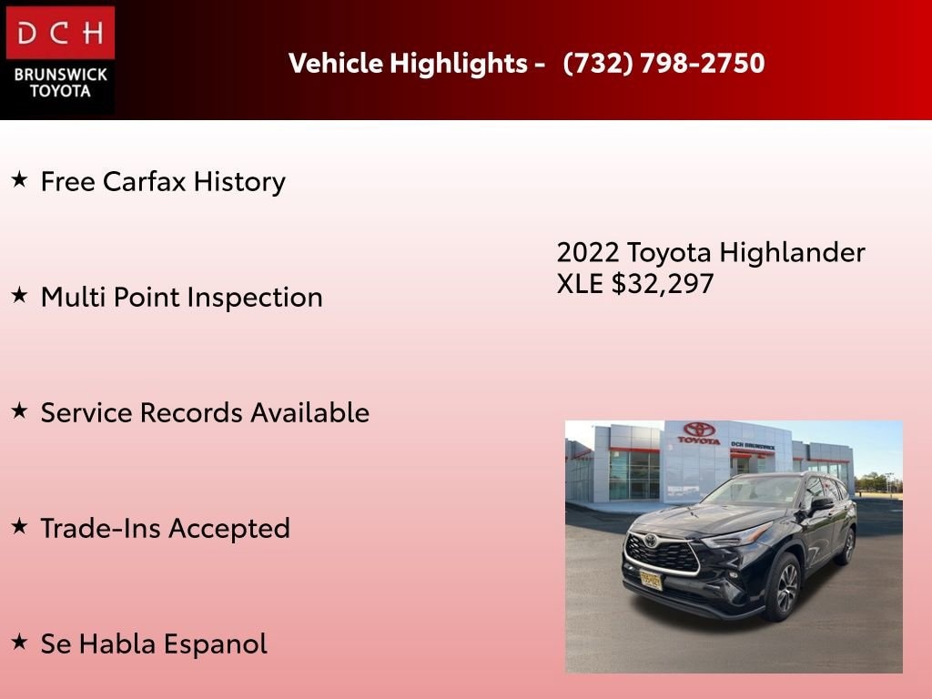 Used 2022 Toyota Highlander XLE SUV