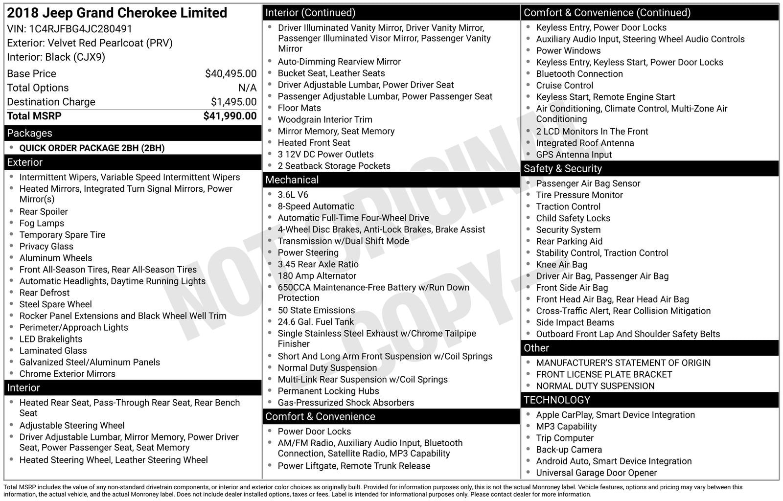 Thumbnail: 2018 Jeep Grand Cherokee - 19