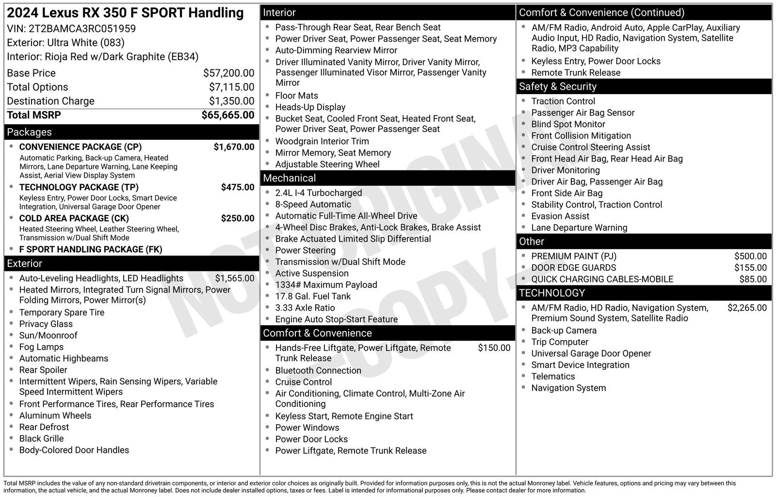 Thumbnail: 2024 Lexus RX - 35