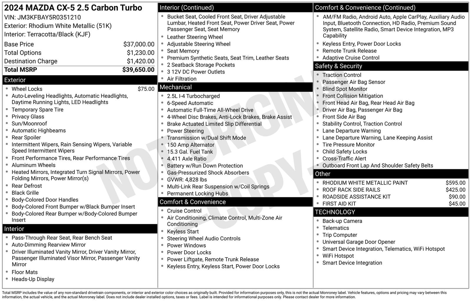 Thumbnail: 2024 Mazda CX-5 - 33