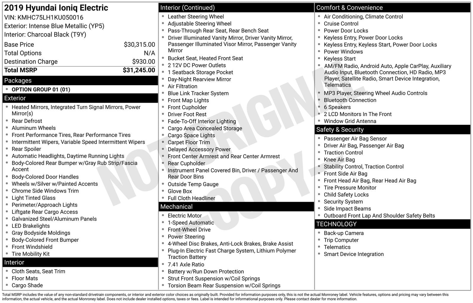 Thumbnail: 2019 Hyundai Ioniq - 33